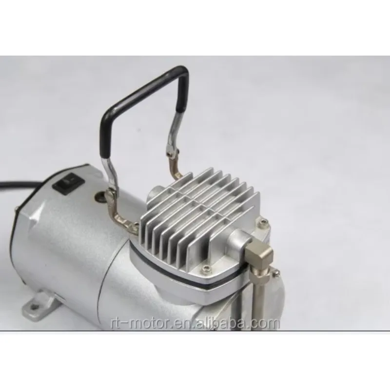 Compressores sem óleo da bomba do aerógrafo do vácuo do micro pistão do ar de 110v mini para a pintura da arte
