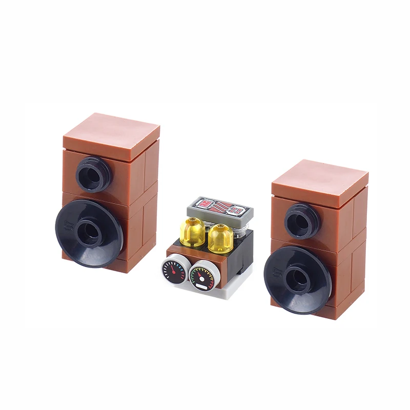 Moc City elektronische Geräte Bausteine Spiele konsole Computer Mini-TV-Handys Rekorder Laptop Jukebox Ziegel Spielzeug