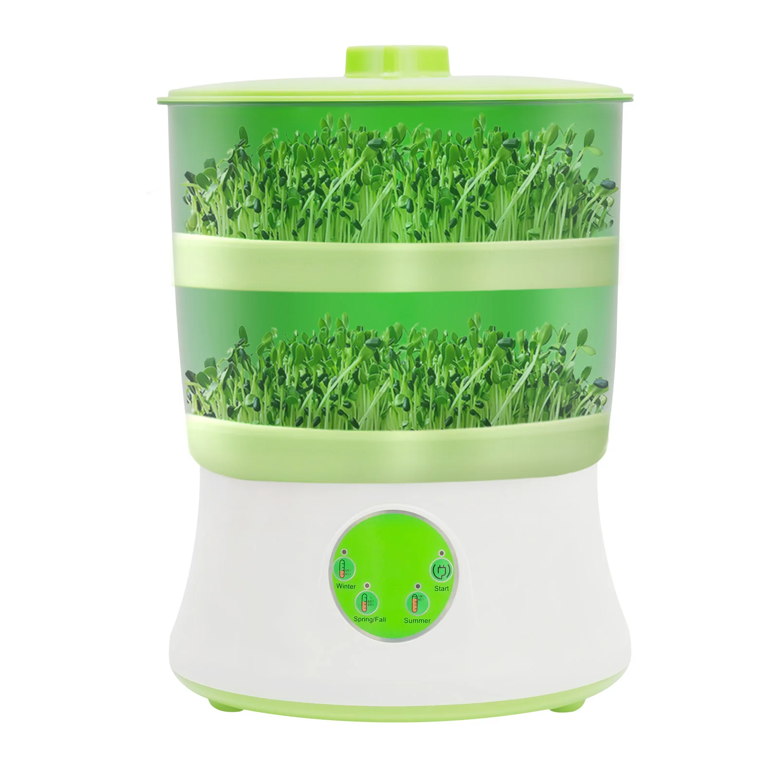 

Bean Sprouts Machine 20w 2.5-6 Days 3 Season Modes 110v Us Plug Suitable For Homes Apartments Dormitories
