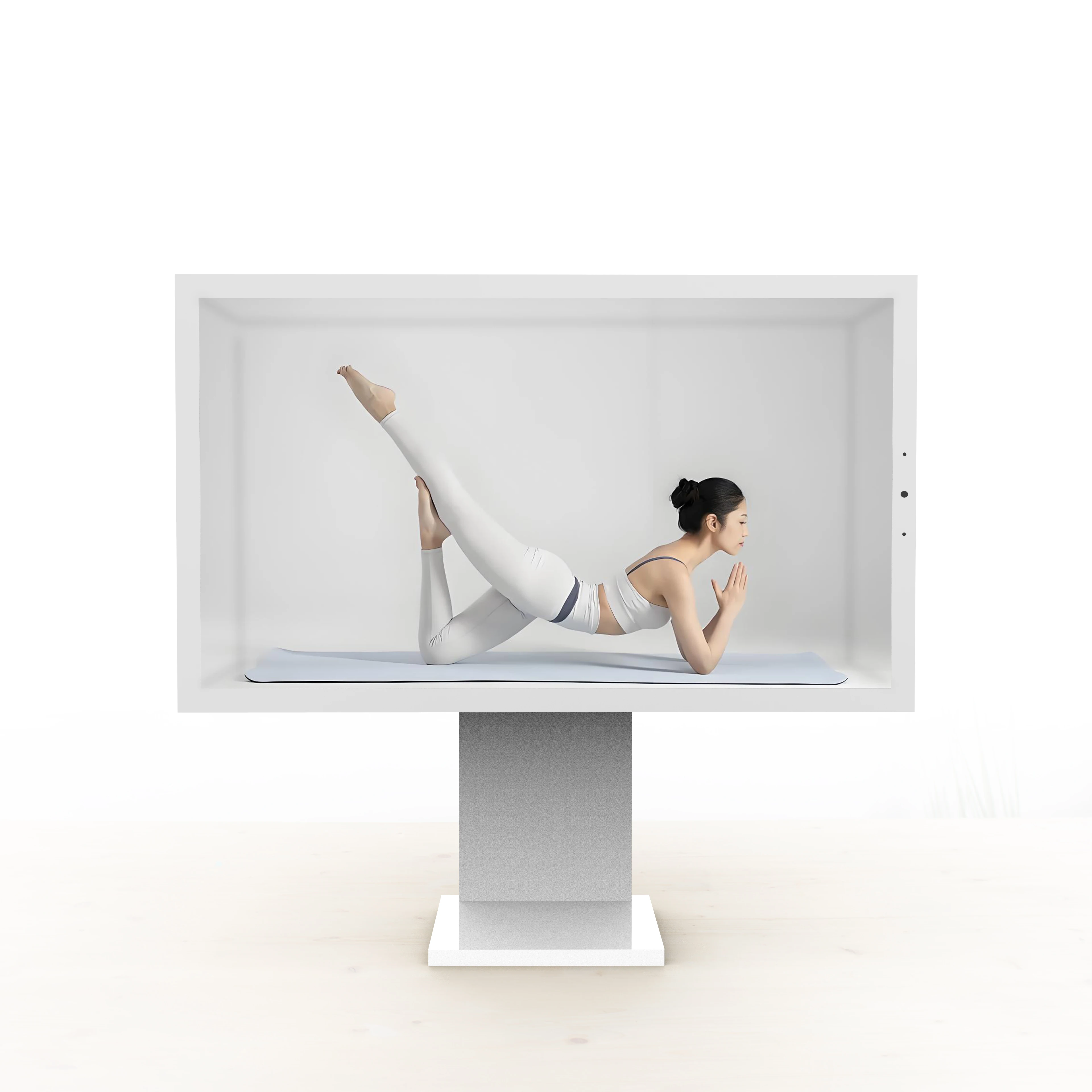 32 Inch Interactive 3D Holobox Lcd Touch Screen Advertising Monitor Transparent LCD Display Box