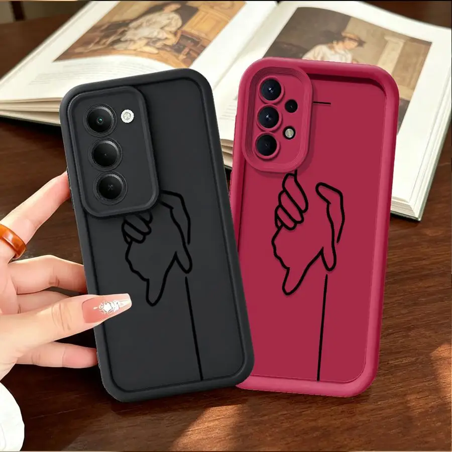 Phone Cover Case for Samsung Galaxy A13 A30 A15 A24 A14 A22 A12 A07 A11 A21s A16 A25 A50 A52 A06 A36 A05A73 A35 A17 The Hand Of