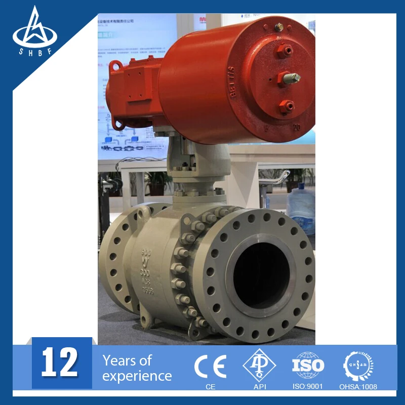 High Pressure Trunnion Ball Steel Ball Valve