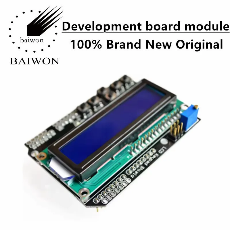ЖК-клавиатура Shield LCD1602 LCD 1602, модуль дисплея ATMEGA328 ATMEGA2560 raspberry pi UNO, синий экран