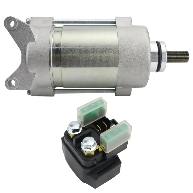 

Starter with Relay for Yamaha Motorcycle FJR1300 / FJR1300A / FJR1300AS 2003-2007, 5JW-81890-00 1MC-81890-00 1MC-81890-01 18765