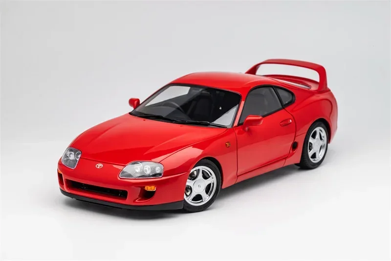 LCD 1:18 Supra A80 Silver metallic / Red / White / Black Diecast Model Car