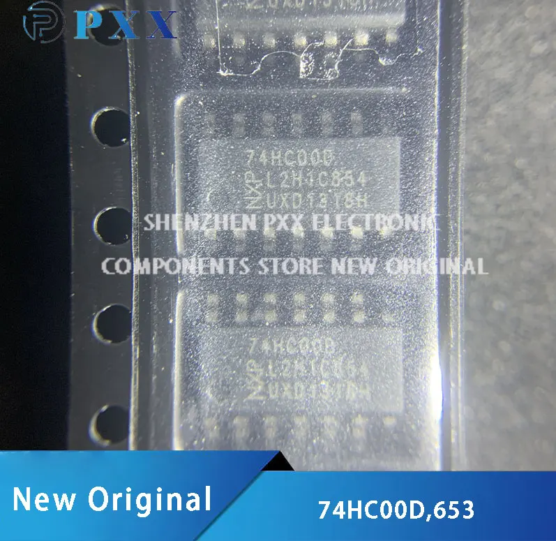 10Pcs 74HC00D,653 Quad 2-input NAND gate SOIC -14 New Original