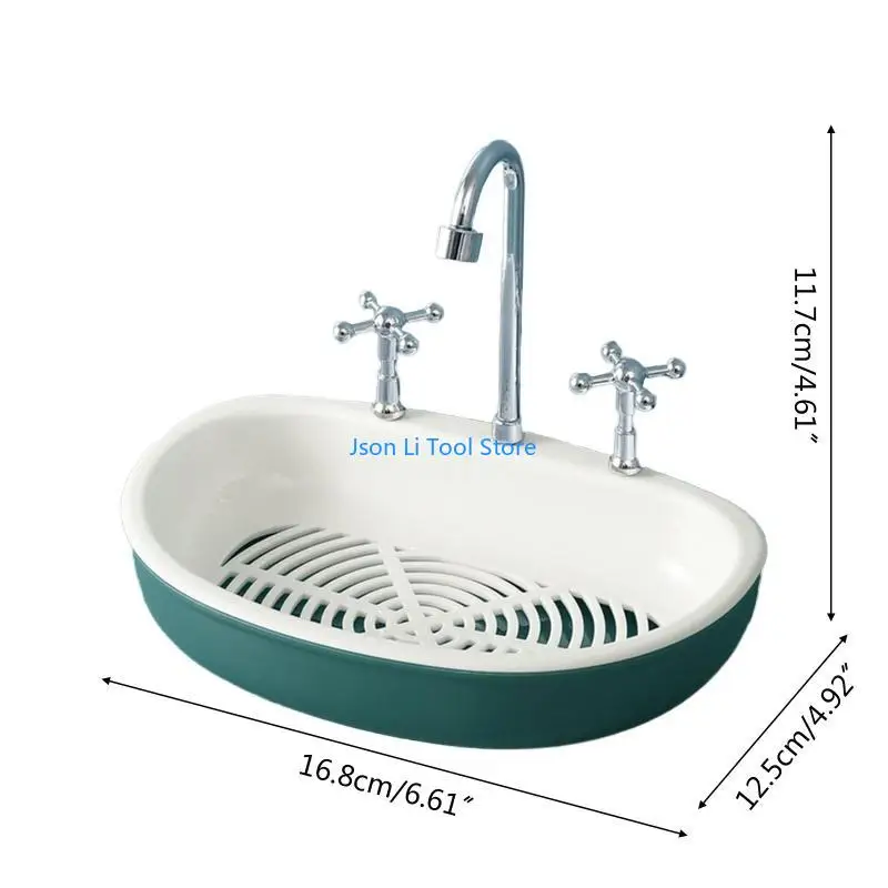 sapone per doccia Y08D Porta spugna rimovibile 2 strati per perforazione per foratura Fit