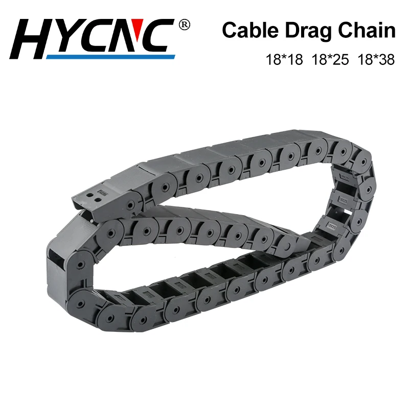 

Cable Drag Chain 18x18 18x25 18x38 Semi-Enclosed Plastic Drag Chain Transmission Line Carrier For CNC 3D Printer Engraving