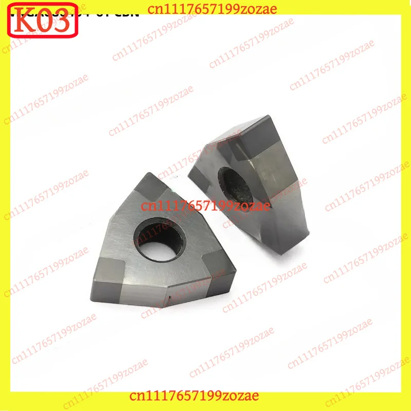 LK WNGA080404-6T 080408-6T 080412-6T CBN Turning Inserts for Cast Iron, Cubic Boron Nitride Cutting Tools, WNGA 080404