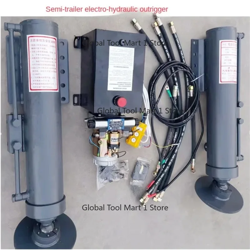 

Electric Hydraulic Shift Outriggers for Semi-trailer Lateral Movement Support Legs