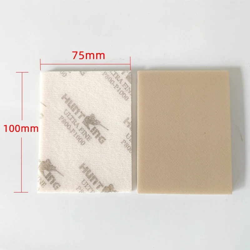 ATPRO Sponge Sandpaper Wet Dry Polishing Grinding Fiberglass Plastic Molding Waterproof Abrasive Tools For Car AUTO 75/100MM