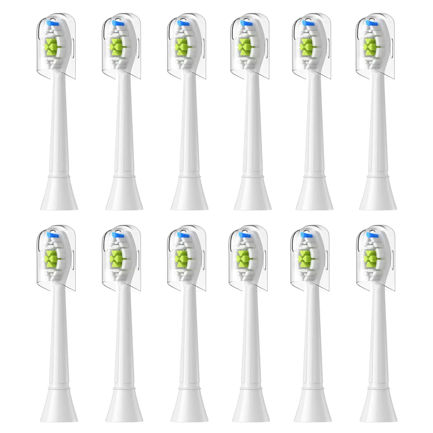 Ersatzbürstenköpfe kompatibel mit Philips Sonicare elektrische Zahnbürste, geeignet für EasyClean, Gum Health, FlexCare, Healthy