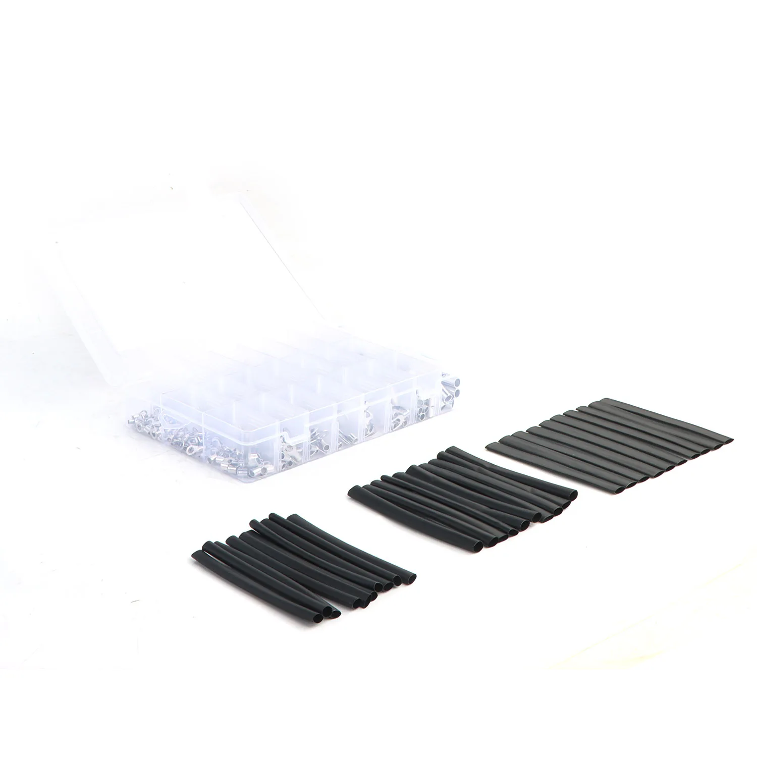 600 Pcs Non Insulated Terminal Kit AWG 22-10 Ring Fork Butt Splice FOR Electrical Projects