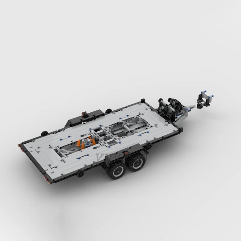 MOC Technical Pickups F-150 Raptor Trailer Can Tilted Model Building Blocks DIY 42126 Zestaw klocków do montażu Zabawki dla dzieci Prezenty