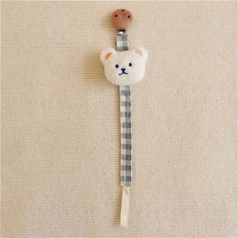 

16fe Baby Pacifier Clip Universal Holder Leash для мальчиков и девочек Cartoonn Pattern Clip