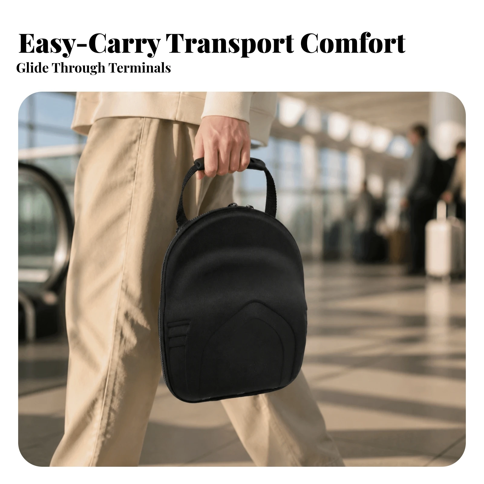 Hat Storage Case Sturdy Hat Travel Case Baseball Cap Carrier Lightweight Compact for Travelers, Road Trips