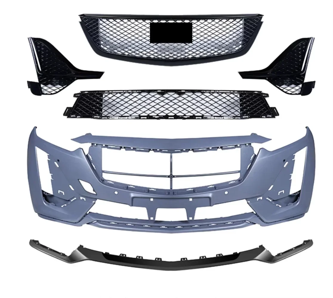 

Body Kit Front Bumper Assembly For Cadillac CT5 front lip grill fog lamp cover