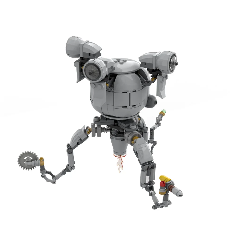 MOC film Mister – blocs de construction de Robot pratique, modèle X-01, armure de puissance, briques, explosion nucléaire, Diorama, jouet assemblé, cadeau pour enfants