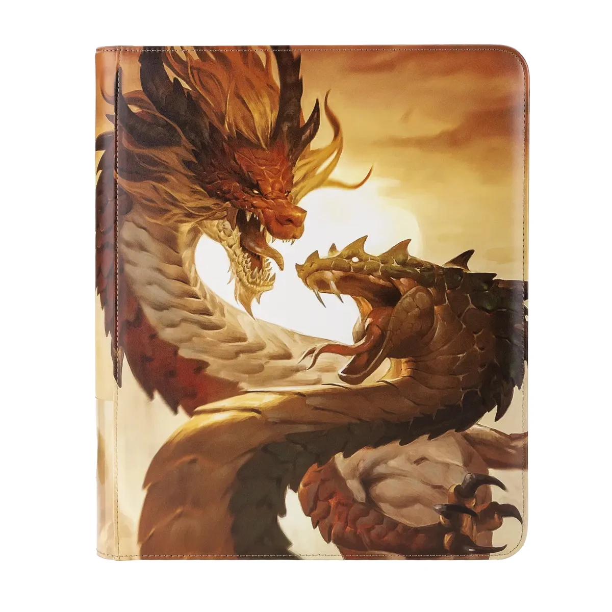 Dragon Shield Wood Snake 2025 - Card Codex Portfolio 360 Card Fixed Pages Magic Cards Book Album Zipster Binder - Regular