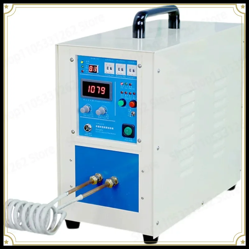 High Frequency Induction Heater, Small Melting Furnace for Gold SilverCopper Aluminum,Quenching Annealing Forging WeldingMachine