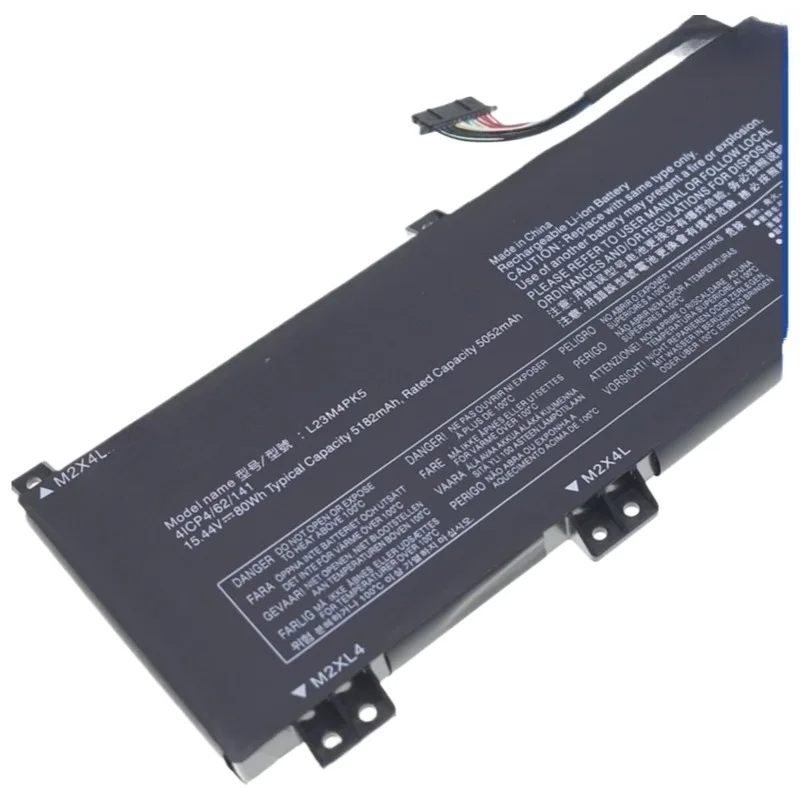 Nowa bateria do laptopa L23M4PK5 15.44V 5052mAh do Lenovo LEGION5 16IRX9 R7000P Y7000P 2024 L23B4PK5 L23C4PK5 SB11M64613 SB11M64611