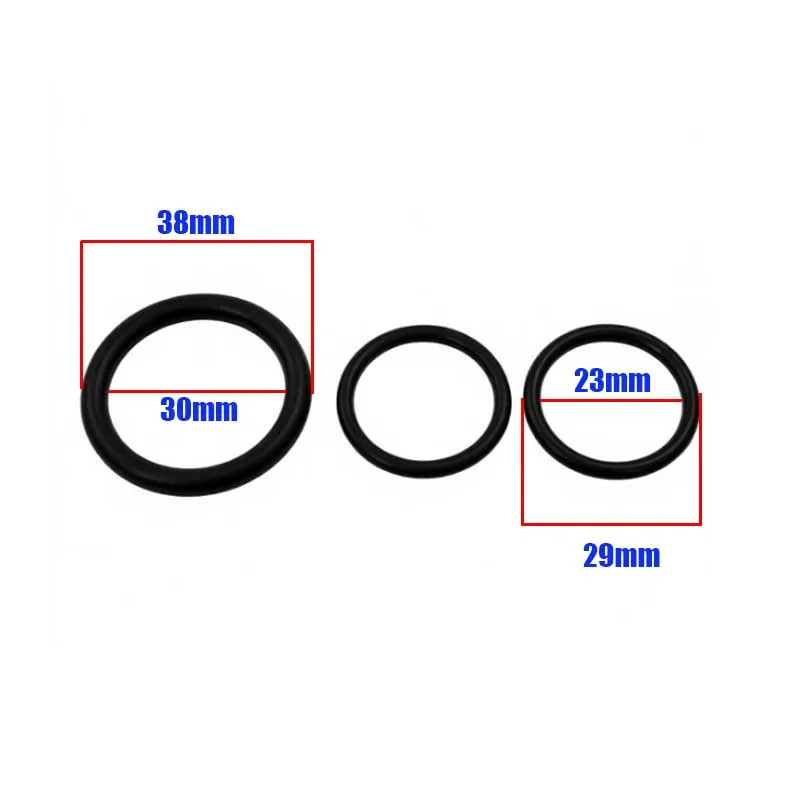 3X Radiator Cap O-Ring For BMW 17117639020 Coolant Cap Seal Repair Kit Fits For E82 E92 F01 F07 F15 F16 F26 F33 Car Accessories