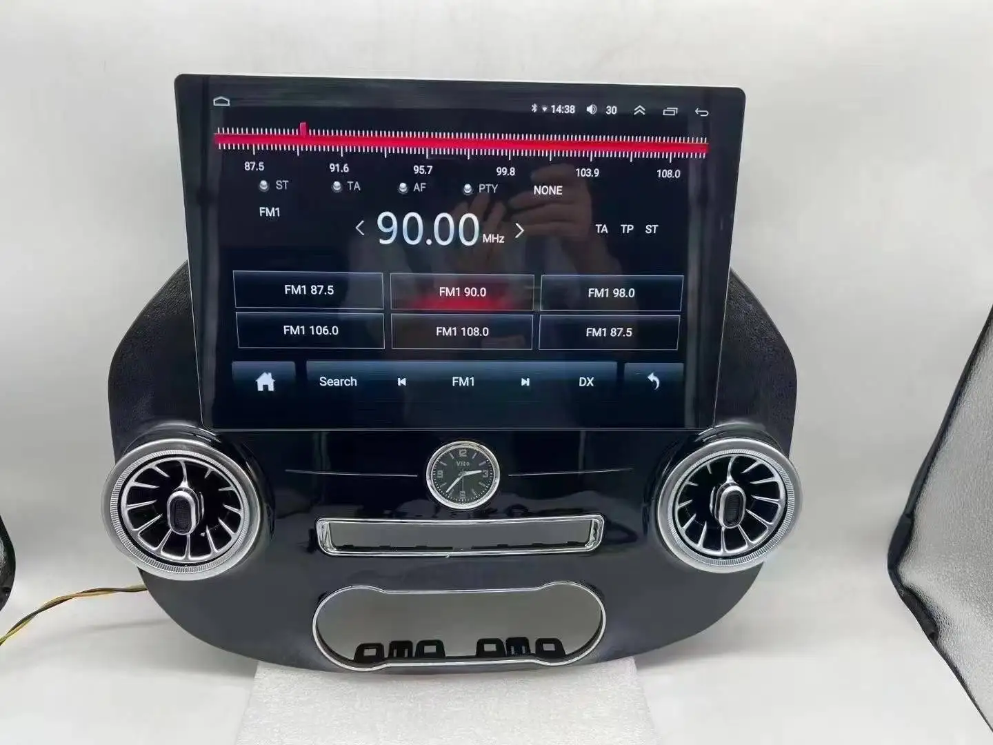 

13,3-дюймовый автомобильный радиоприемник Android 13, GPS-навигация для Mercedes-Benz Vito 2016-2023, мультимедийный плеер, стерео Carplay 360, камера BT 4G