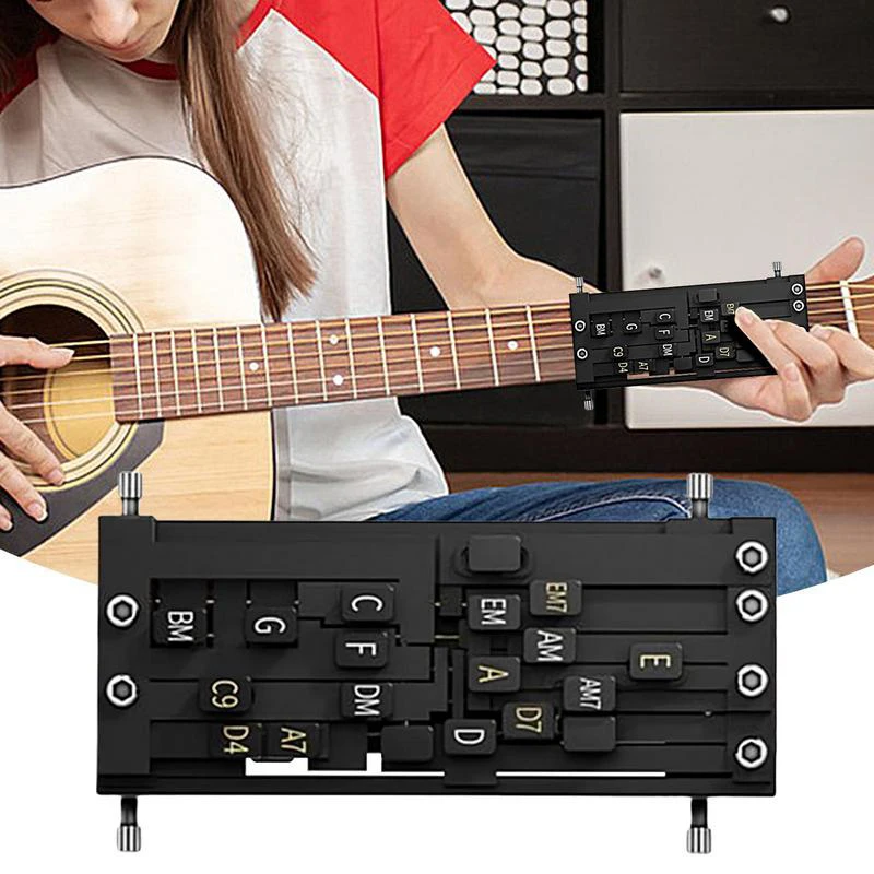 Narzędzie do nauki akordów gitarowych Pomoc w nauce akordów Pomoc gitarowa Trener akordów System nauki akordów Akcesoria gitarowe Trener gitarowy