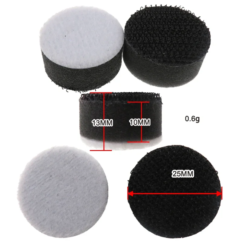 1/2/3/4 Inch Soft Density Sponge Cushion Buffer Backing Pad 10 mm 3 Pcs Hook and Loop for Orbital Sander Automotive Woodworking