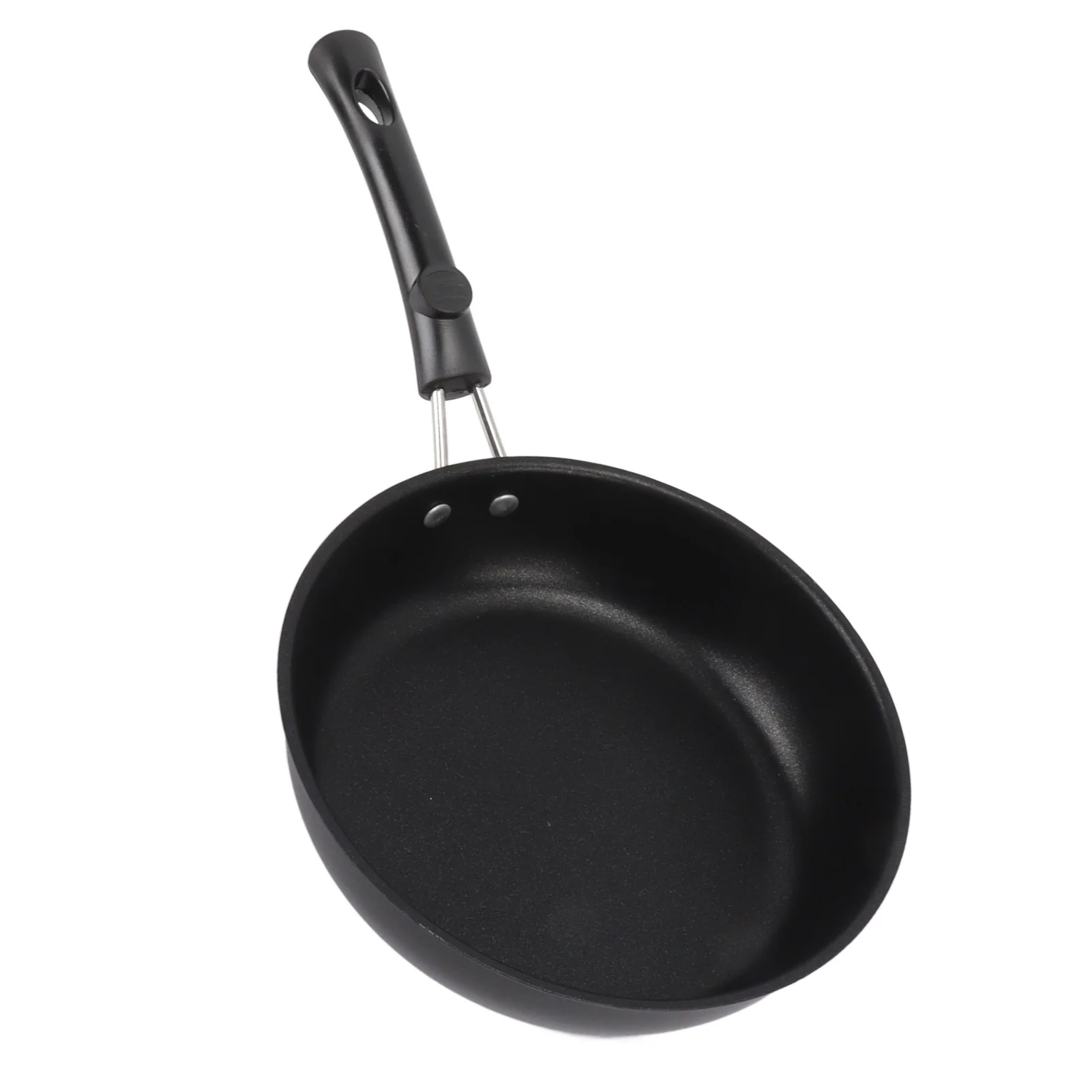 Frying Pan Professional Prevents Stick Stain Resistance Light Smoke Stainless Steel Omelet Pan for Home Restaurant