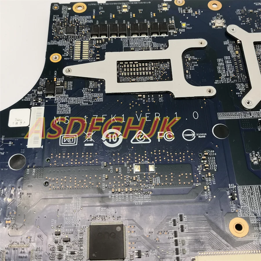 Original MS-17FK1 Mainboard For MSI MS-17FK 17FK1 Laptop Motherboard R7 4800H RX5500 4GB  All Tested OK