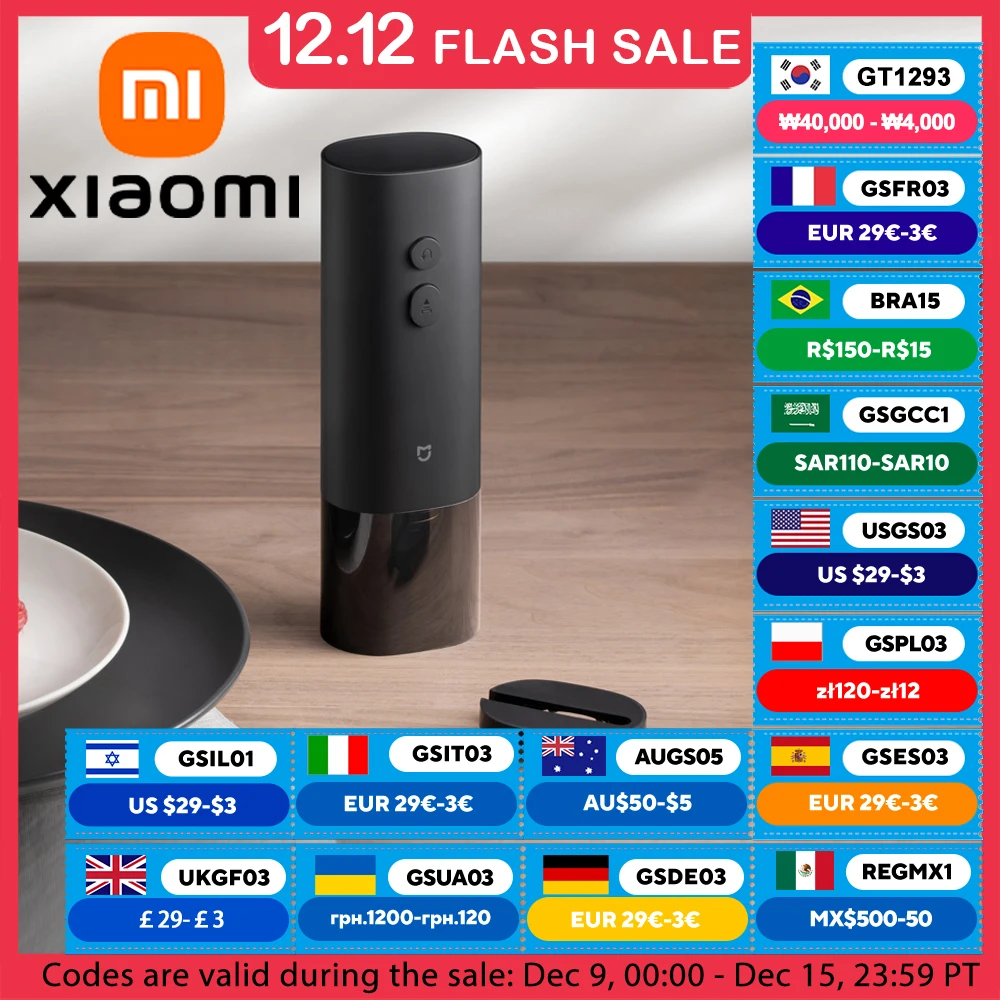 2023 New XIAOMI MIJIA Electric Wine Opener Automatic Bottle Cap Opener For Wine Corkscrew Machine