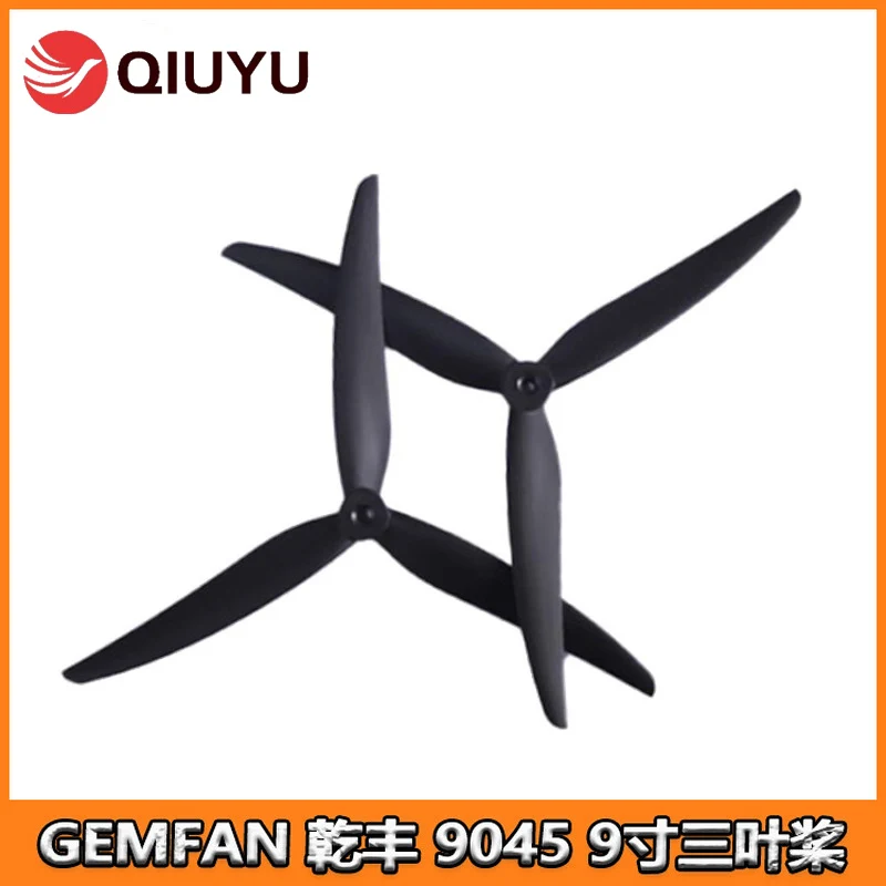 GEMFAN Qianfeng 3-leaf fiberglass nylon propeller blade 9045 9-inch drone racing flower flight