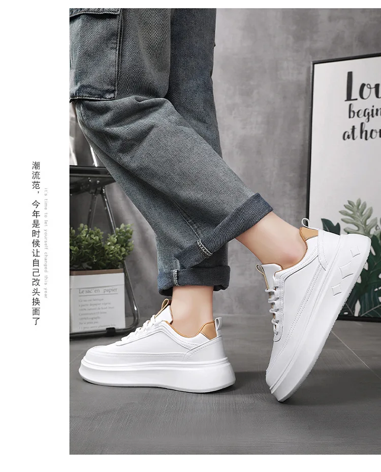 Lässige Sneaker 2026: Vielseitige Low-Top Herren-Sneaker, Bequeme und Trendige Outdoor-Laufschuhe mit Dicker Sohle – Detail 20