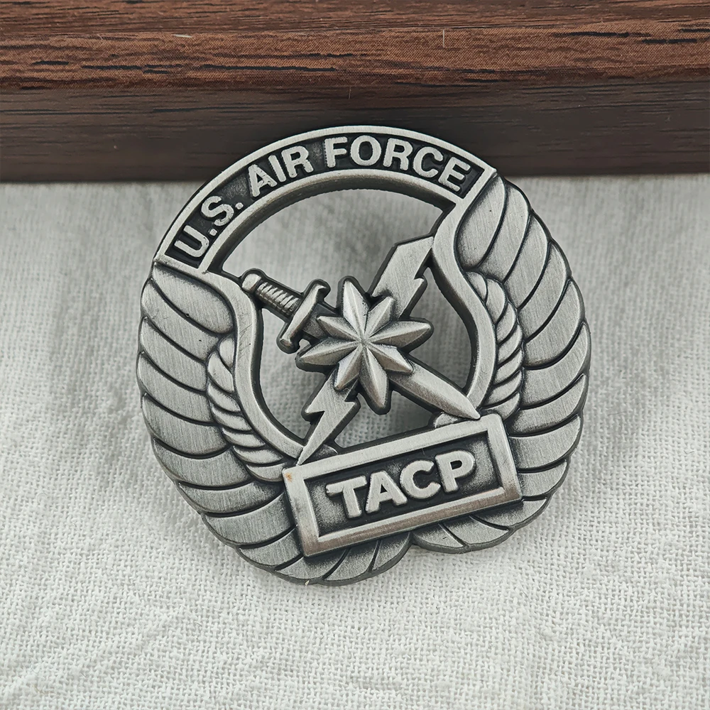 USAF TACP Metallbrosche U.S. Air Force Tactical Air Control Party-Abzeichen Militärflügel Anstecknadel Cosplay-Kostüm-Zubehör Geschenk – Detail 5