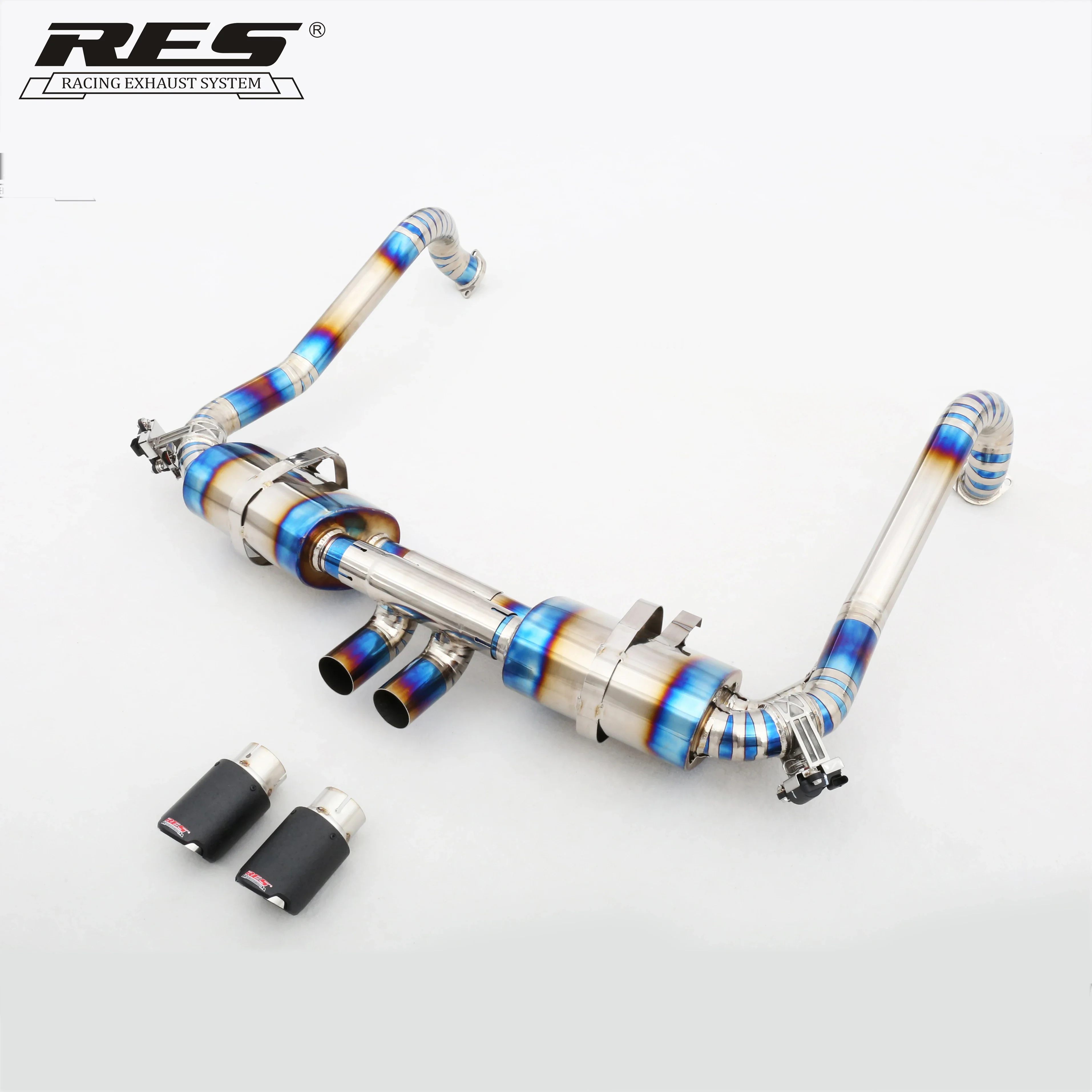 RES Factory Hot Sell Performance All SS304/Titanium Exhaust Catback For Porsche Cayman /Boxster 981/987.1/987.2/718