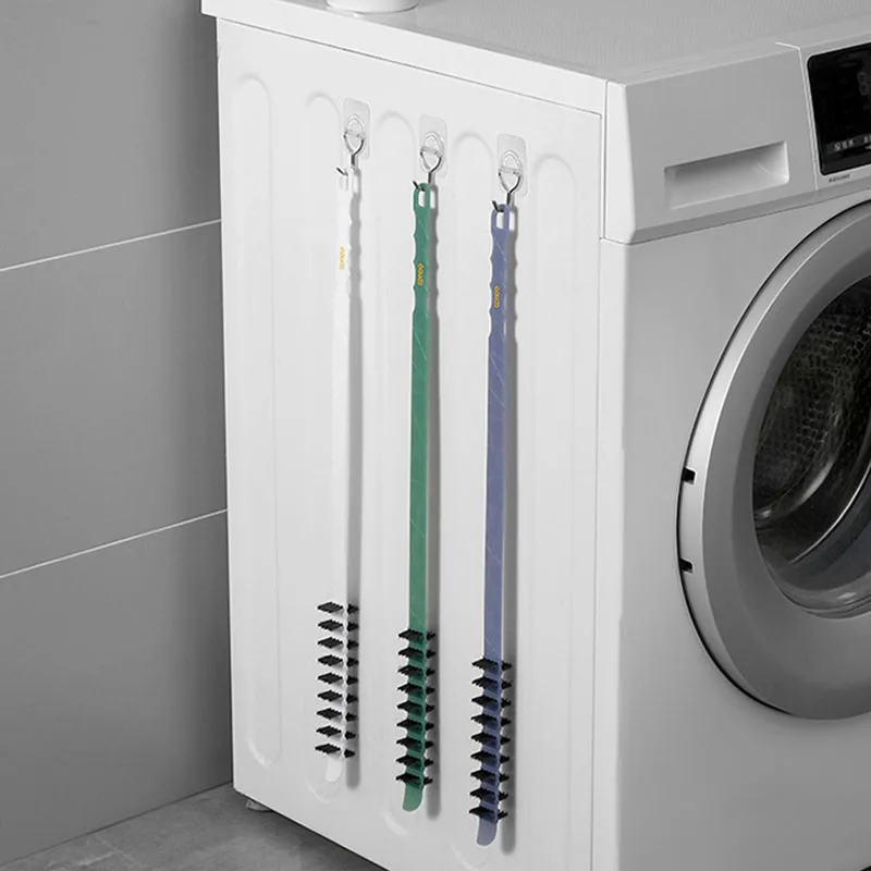 Deep Cleaning Brush for Washing Machine, Extra-long Handle and Sponge Bristles, Perfect for Removing Tough Dirt and Grime JJ1700