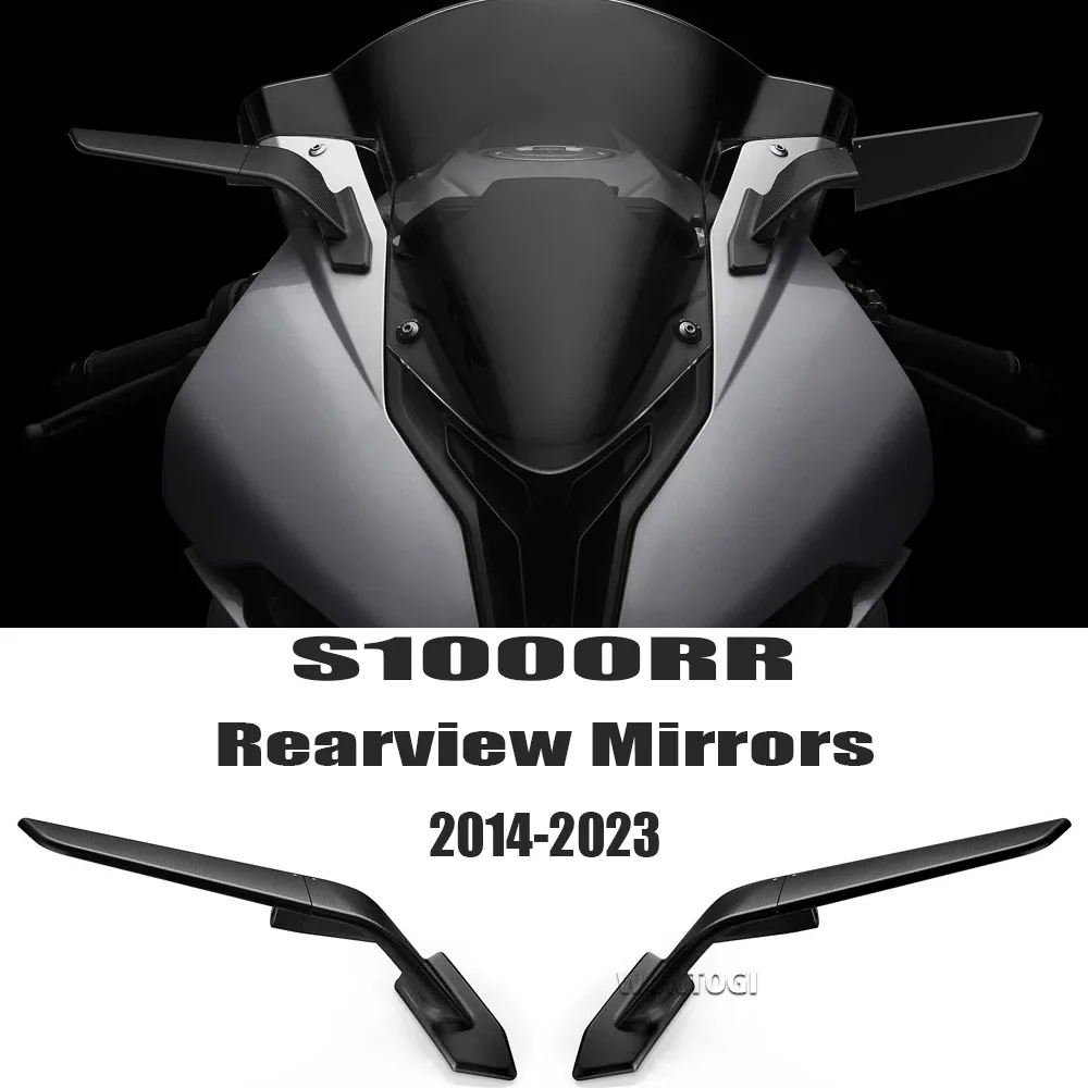 

S1000RR S 1000 RR Motorcycle Rearview Stealth Sport Winglet S1000 RR Adjustable Swivel Rearview Mirror For BMW S1000RR 2014-2022