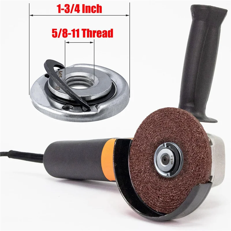 Y51A-4 Buah Mur Flange Penggiling Sudut Perubahan Cepat 5/8-11 Mur Penggiling Pengganti Mur Kunci Penggiling Mur Pengunci