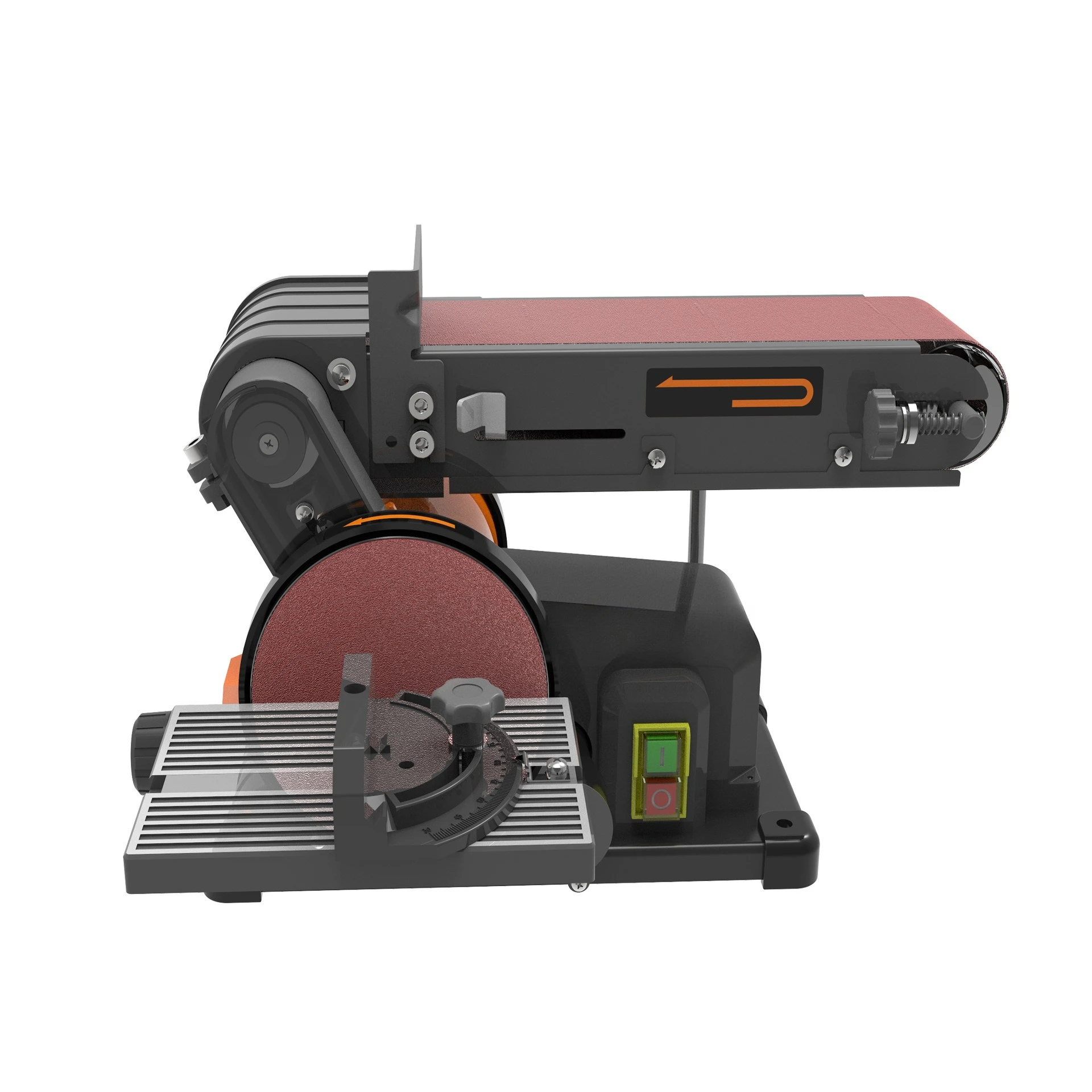 Sand plate belt machine 220V woodworking grinding and polishing machine