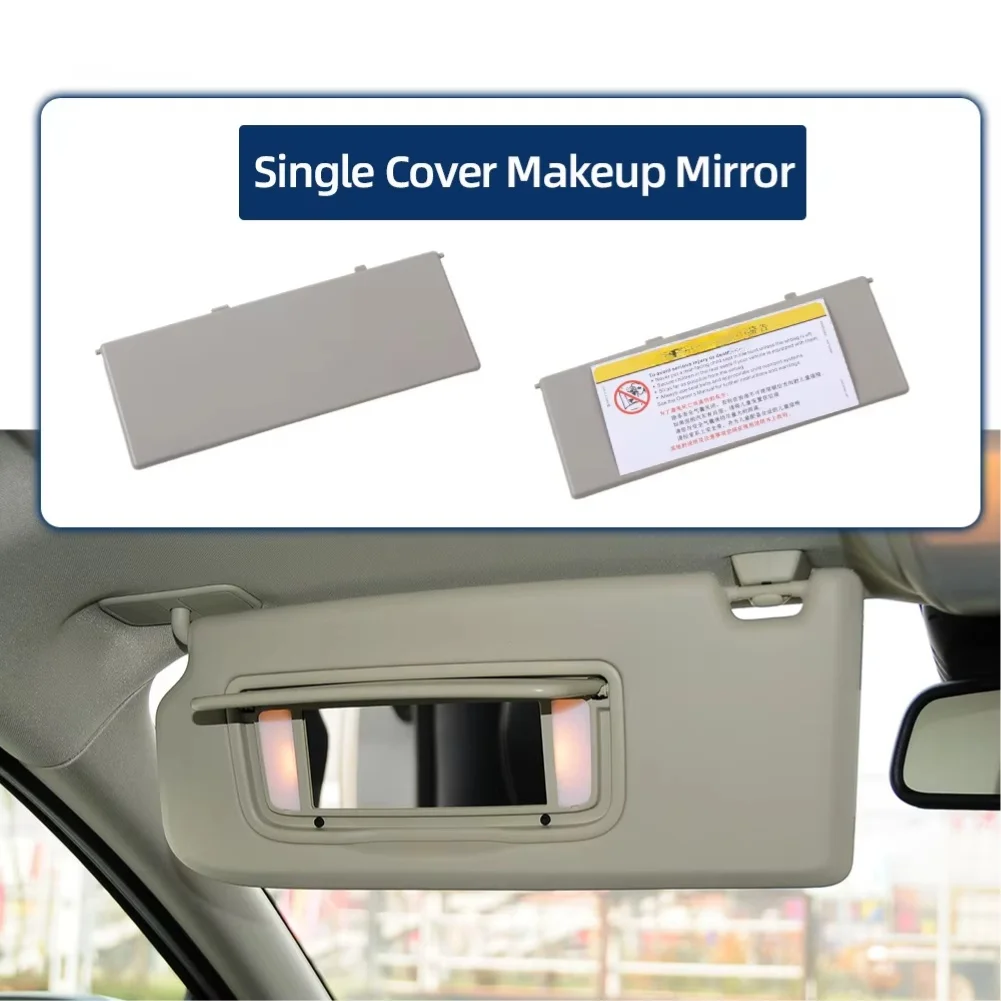 Sun Visor Mirror Sun Visor Cover Car Interior Upgrade Lightweight Construction Modern Interior Styling Easy Installation