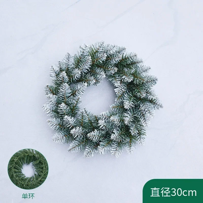 Pine Needle Garland Ornament Craft Christmas Door Hanging Flowers Bare Grass Garland Accessories Garland