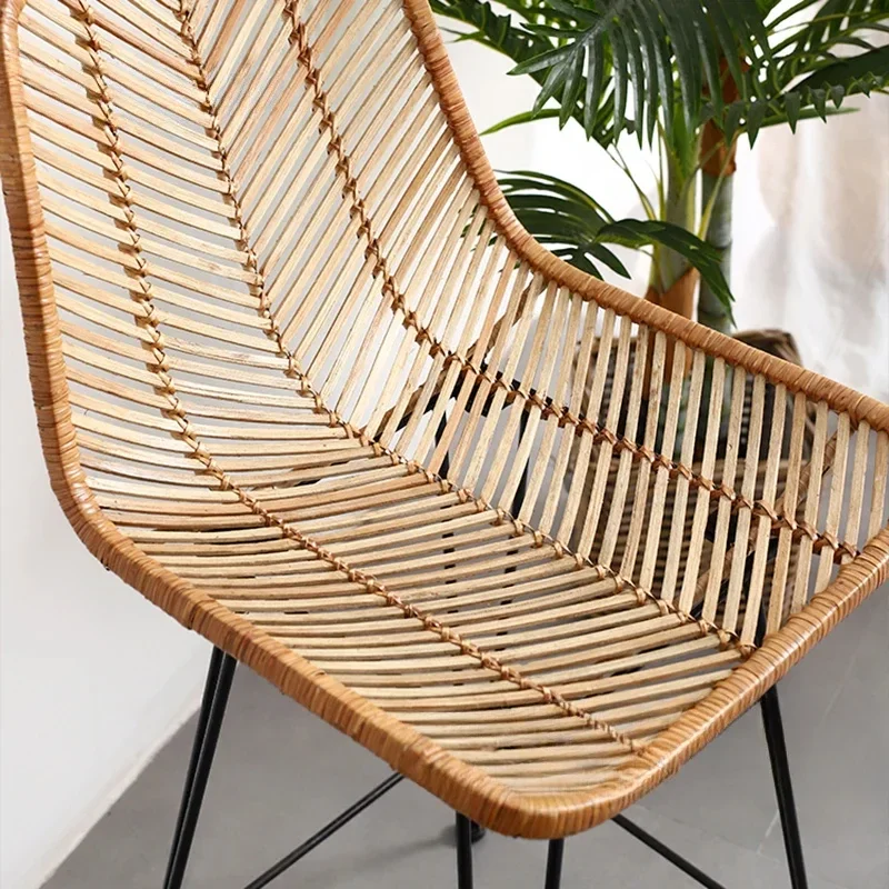 Japanische Rattan stühle Küchenmöbel Hoch barhocker Schmiedeeisen Stuhl nach Hause Retro Freizeit kreative Hotels tuhl