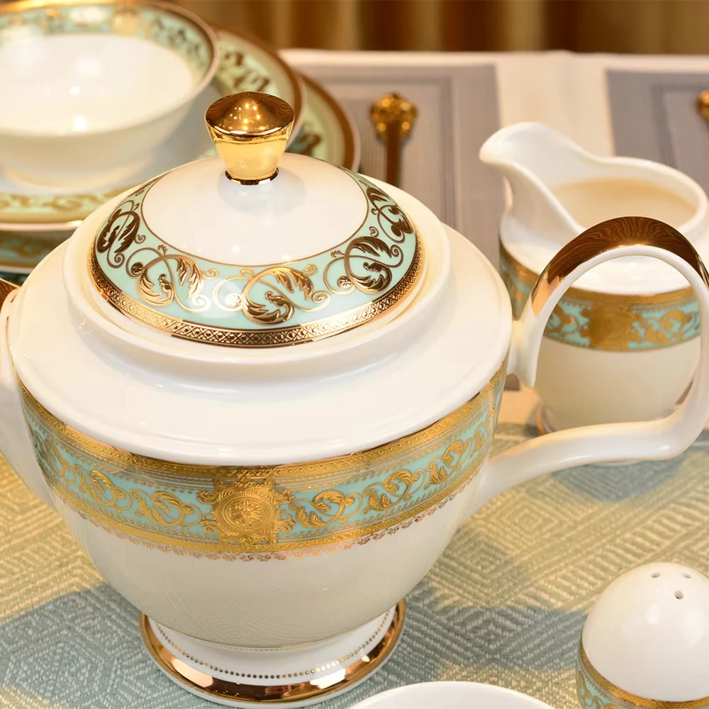 Royal Luxurious 24K Embossed - Best Tea Coffee ulasan dan harga