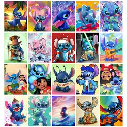 Disney Diamond Painting Complete Kit Lilo & Stitch Round Mosaic Paintings For Interior Full Round 30x40cm