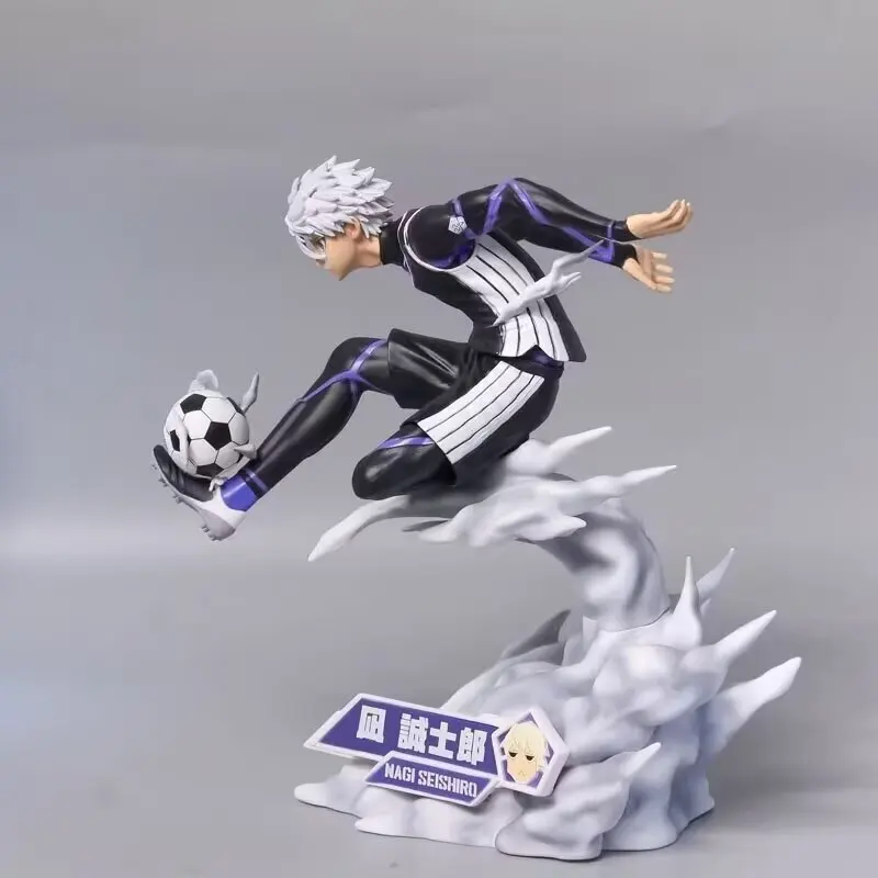 

Blue Lock Anime Action Figure - Nagi Seishiro Black & White PVC Collectible Model Doll Sports Theme Decoration Statue for Fans