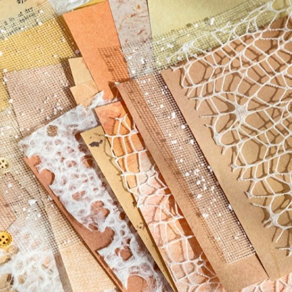 26pcs Scrapbook Supplies Vintage DIY Scrapbooking Paper Mixed DIY Lace Material Paper Retro Handmade Paper DIY Projects