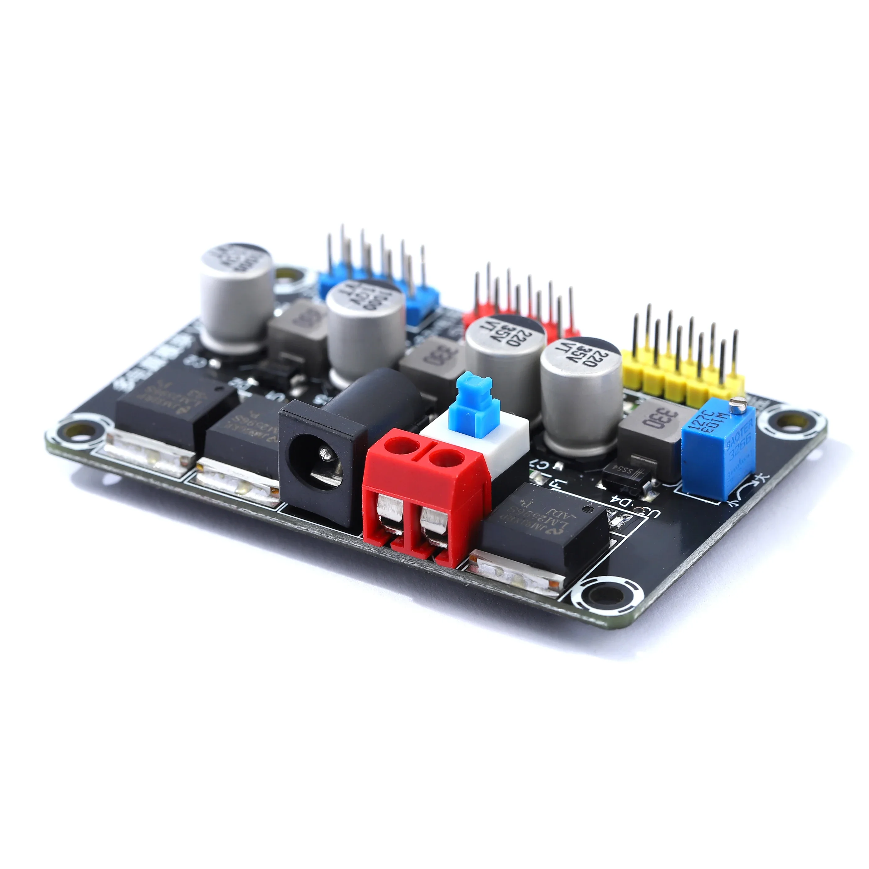 LM2596 adjustable step-down module DC7-25V to DC3.3V/5V regulated power supply module intelligent vehicle power supply