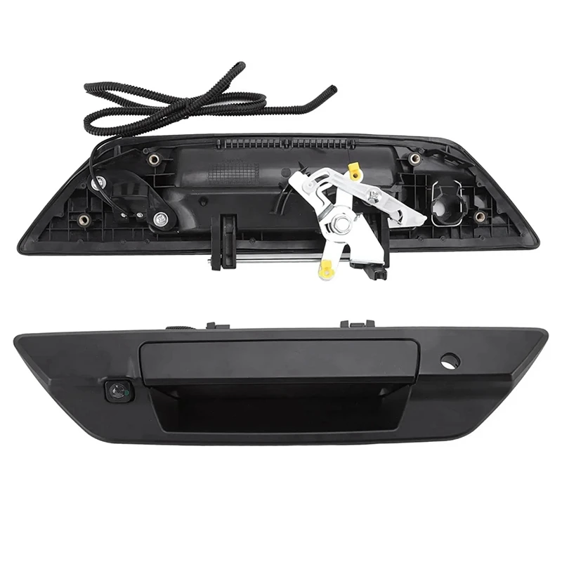 Manija de puerta trasera de coche con cámara de visión trasera, manija de puerta de arranque trasera para Toyota Hilux SR5 M80 2016-2018 69090-0K350