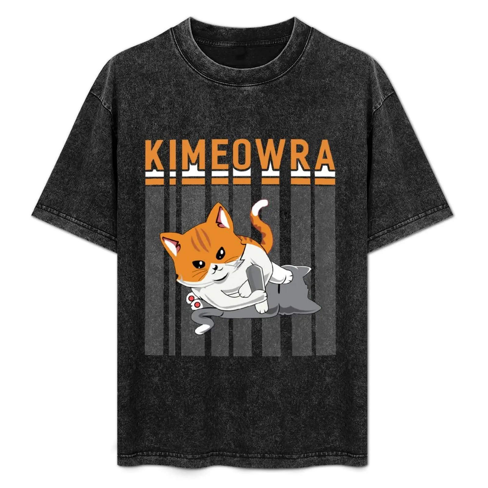 

Funny Jiu Jitsu Kimura Kimeowra Cat T-Shirt customs plain cute clothes men workout shirt